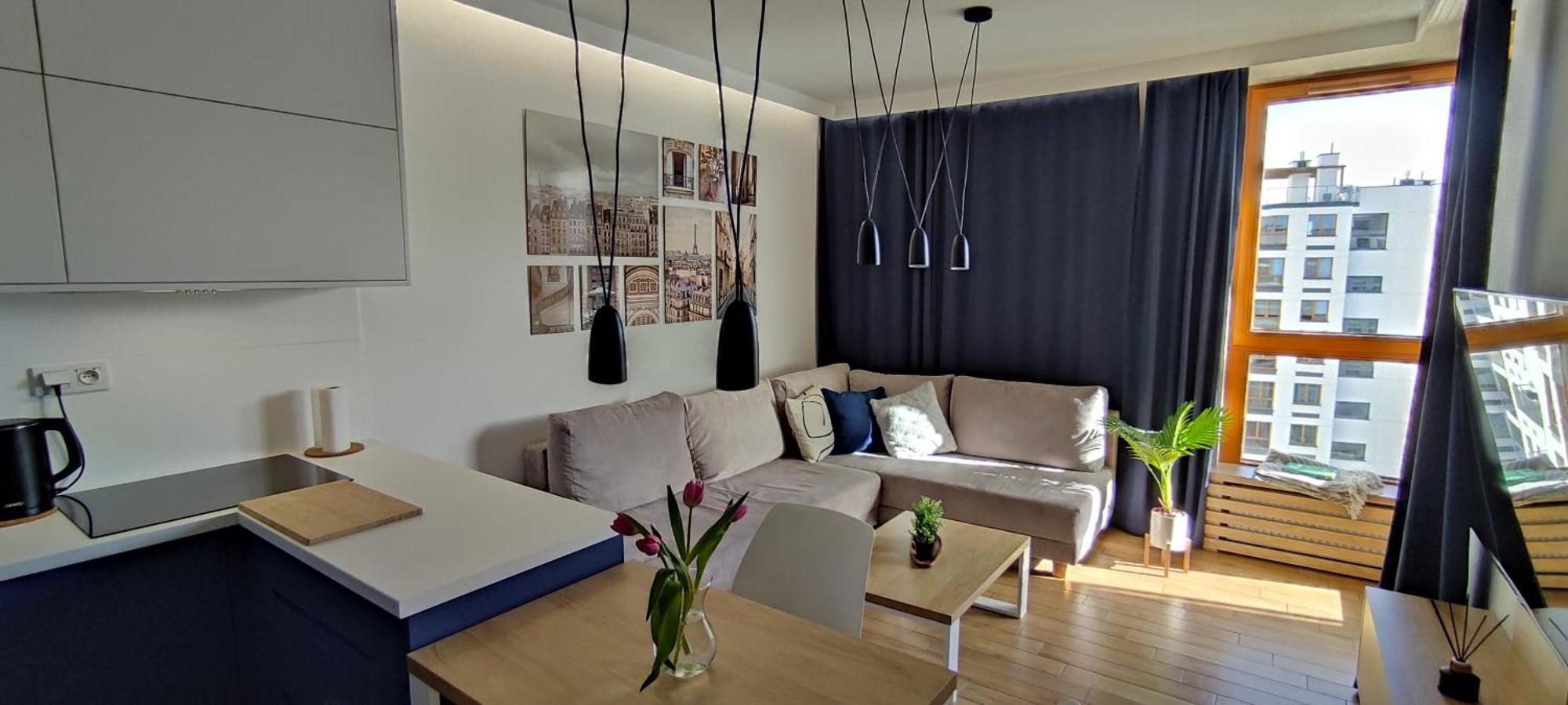 Wola Blue Modern Apartment Warszawa Zewnętrze zdjęcie